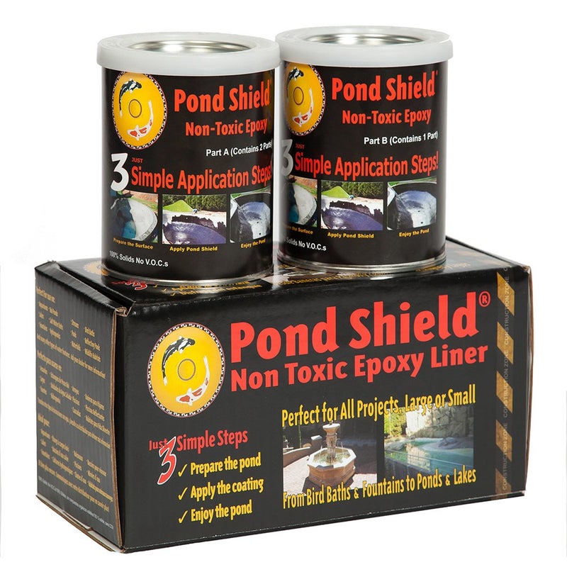 Pond Armor SKU-CLEAR-QT-R Non-Toxic Pond Shield Epoxy Paint  1.5-Quart  Clear - Image 1